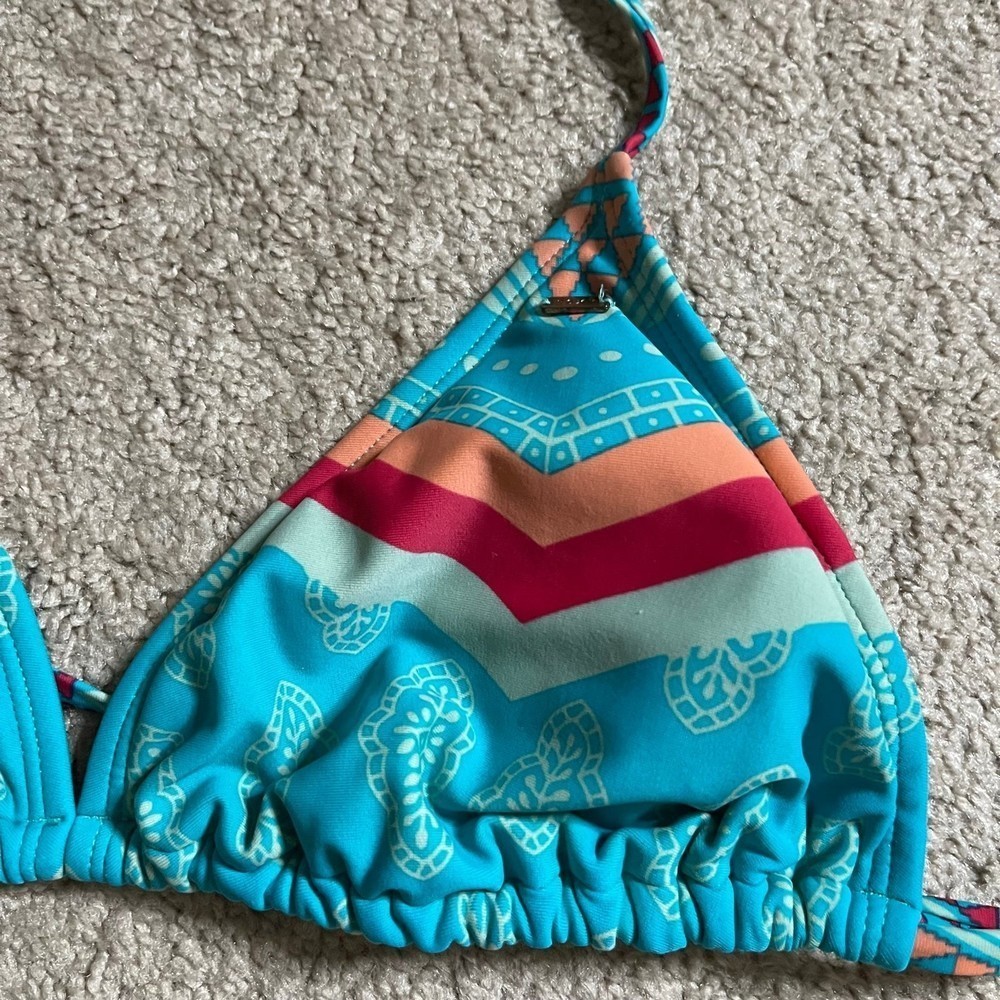 Roxy women’s large bikini top blue - Picture 2 of 5